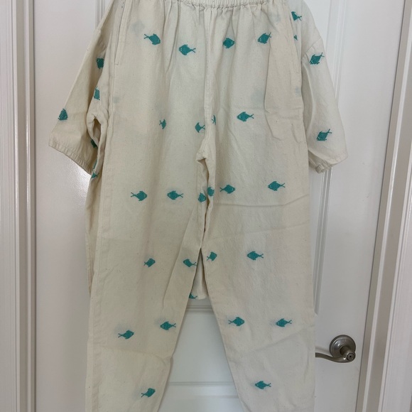 El Huarache 100% cotton casual pant suit. Cottage and grandma core vintage look - Picture 5 of 16
